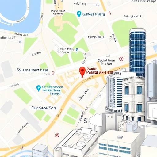 Mapa interativo da localizaäão da EducaTech Brasil na Avenida Paulista, São Paulo